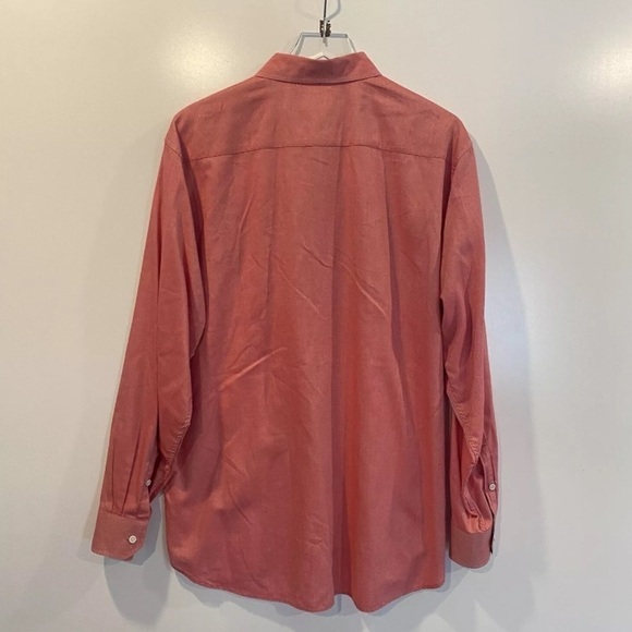 Nantucket Whaler Red Cotton Long Sleeve Oxford Shirt Mens XL (1067) - Picture 2 of 6
